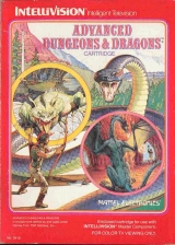 Advanced Dungeons and Dragons (Cloudy Mountains). Jeu en cartouche pour console Mattel Intellivision (1982)