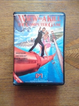 A View to a Kill. The Computer Game, de Domark pour Commodore 64 128 (cassette)