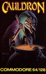 Cauldron, de Palace Software (1985) pour Amstrad CPC 464 / 664 / 6128 (version cassette)