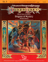 DL5 Dragons of Mystery by Michael Dobson. Advanced Dungeons and Dragons Dragonlance Official Game Adventure. TSR, Inc., 1984