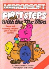 First Steps with the Mr. Men de Mirrorsoft, by Primer Educational Software For Ages 4 to 8 years, pour Commodore 64