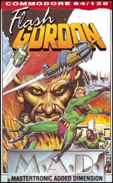 Flash Gordon de Mastertronic, pour Commodore 64 (version cassette)