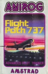 Flight Path 737 Advanced Pilot Trainer, d\'Anirog (1984) pour Amstrad CPC 464 (version cassette)