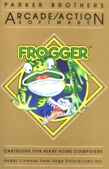 Frogger de Parker Brothers pour Atari 400/600/800/1200 XL/XE (version cartouche)