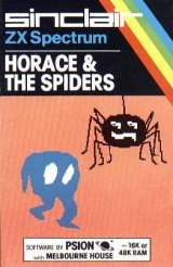 Horace and the Spiders, de Melbourne House / PSION / Sinclair (1983) pour ZX Spectrum (cassette)