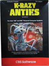 K-Razy Antiks de CBS Software pour Atari 400/600/800/1200/130 XL/XE (complet en version cartouche)