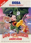 Land of Illusion starring Mickey Mouse de Disney Software (1992) pour Sega Master System (complet)