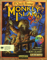 Monkey Island 2: LeChuck\'s Revenge, de Lucasfilm Games / US Gold pour Commodore Amiga (1991)
