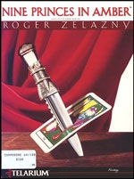 Nine Princes in Amber, jeu d\'aventure de Trillium / Telarium d\'après l\'œuvre de Roger Zelasny (1987, version disquette pour IBM PC et compatibles)