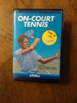 On-Court Tennis d\'Activision (1984) pour Commodore 64 (cassette)