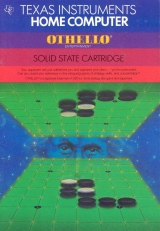 Othello de CBS / Texas Instruments pour ordinateur Ti99-4/A (complet, solid state cartridge)