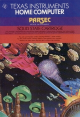 Parsec de Texas Instruments pour ordinateur Ti99-4/A (solid state cartridge et instructions seuls)
