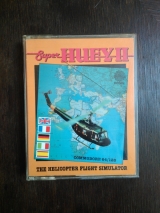 Super Huey II (Two) The Helicopter Simulator, de COSMI Software et US Gold (cassette pour Commodore C64 C128)