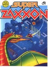 Super Zaxxon, d\'US Gold (1984) pour Commodore 64 (version cassette)