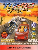 Turbo Out Run d\'US Gold, pour Commodore 64 (version cassette)