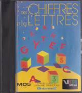 Des chiffres et des lettres d\'après l\'émission d\'Armand Jammot sur Antenne 2 par Vifi Nathan pour Thomson MO5 (cartouche)