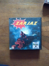 Zarjaz de Reaktör Software (1986), jeu de tir en version disquette pour Commodore C64 128