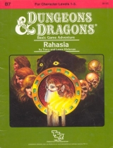 B7 Rahasia par Tracy et Laura Hickman. Module d\'aventures de Base pour Donjons et Dragons. Niveau 1-3. TSR Inc., 1984