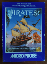 Pirates! de MicroProse pour Commodore 64 (première édition)