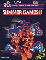 Summer Games II d\'Epyx en version spéciale import France pour Commodore 64/128 (cassette)