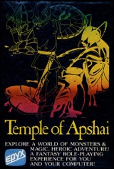 Dunjonquest Temple of Apshai d\'Epyx pour Commodore 64/128 (cassette)
