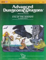 UK5 Eye of the Serpent by Graeme Morris. One-on-one or Group Adventure for First Level Characters. TSR Inc., 1984