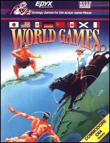 World Games d\'Epyx Software / US Gold pour Commodore 64/128 (version européenne en cassette)