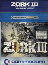 Zork III: The Dungeon Master d\'Infocom pour Commodore 64 (disquette)